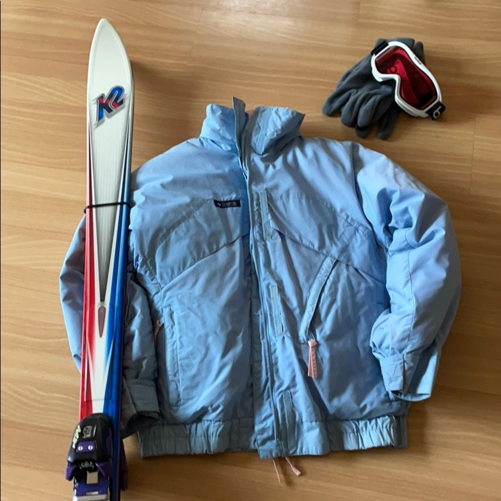 Vintage Columbia ski jacket with zip in liner